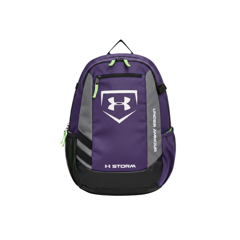 Under Armour Backpack Purple Storm HeatGear Padded Straps Sporty - One Size